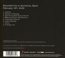 Dream Theater: Lost Not Forgotten Archives: Master Of Puppets - Live in Barcelona, 2002, CD