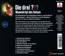 Die drei ??? (Folge 221) - Manuskript des Satans, CD