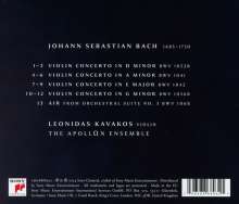 Johann Sebastian Bach (1685-1750): Violinkonzerte BWV 1041,1042,1052r,1056r, CD