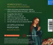 Heinrich Schütz (1585-1672): Historia der Geburt Christi SWV 435b (Berliner Version), CD