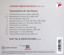 Duo Tal &amp; Groethuysen - J. S. Bach (Transkriptionen für 2 Klaviere / von den Künstlern signierte Exemplare), CD