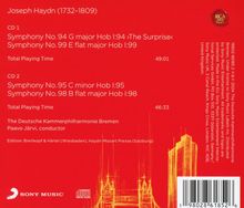 Joseph Haydn (1732-1809): Symphonien Nr.94,95,98,99, 2 CDs