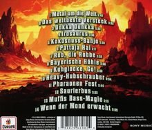 1 Metal um die Welt 2:49, 2 Das weltbeste Versteck 3:25, rote Felsenlandschaft im Hintergrund. Logo von Europa unten links.