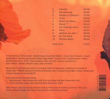 Text oben: Eine Liste von elf Titeln mit jeweiliger Dauer, darunter "Indscha" bis "Persian Waltz". Gesamtzeit: 73:52.