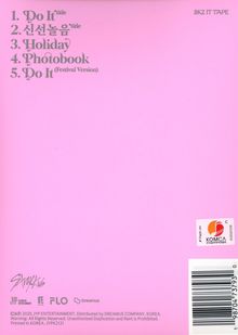 1. Do It *title
2. 신선놀음 *title
3. Holiday
4. Photobook
5. Do It (Festival Version)
Pink Hintergrund.