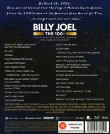 "BILLY JOEL THE 100th LIVE AT MADISON SQUARE GARDEN. Setlist: Miami 2017, My Life, Vienna, u.a. Enthält 'moderate bad language'."