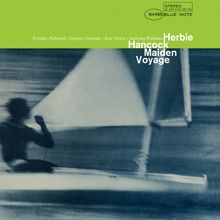 Text: Freddie Hubbard, George Coleman, Ron Carter, Anthony Williams, Herbie Hancock, Maiden Voyage.  
Verschwommene Aufnahme eines Segelboots.