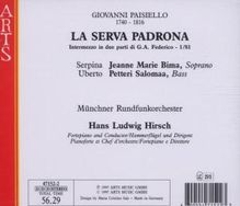 Giovanni Paisiello (1740-1816): La Serva Padrona, CD