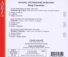 Claudia Antonelli spielt Harfenkonzerte, CD