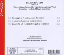 Leonardo Leo (1694-1744): Cellokonzerte Vol.2, CD