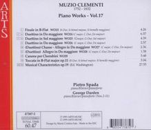 Muzio Clementi (1752-1832): Klavierwerke Vol.17, CD