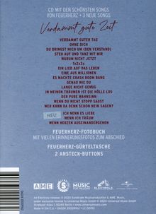 Feuerherz: Verdammt gute Zeit: Das Beste von Feuerherz (limitierte Fanbox), 1 CD, 1 Buch und 1 Merchandise