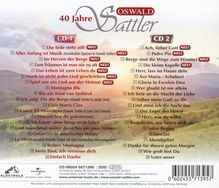 Oswald Sattler: 40 Jahre, 2 CDs