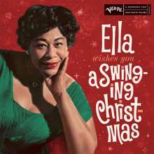 Ella Fitzgerald (1917-1996): Ella Wishes You A Swinging Christmas (remastered) (Limited Edition) (Ruby Red Vinyl), LP