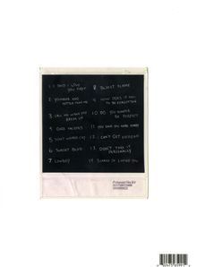 Eine Liste von 14 Songs, angefangen mit "1. I SAID I LOVE YOU FIRST" bis "14. SCARED OF LOVING YOU".