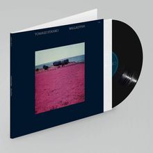 "Tomasz Stanko Balladyna" steht auf einem Schallplattencover mit rosa Landschaftsfoto und einer Schallplatte.