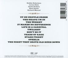 Robbie Robertson, Levon Helm, Garth Hudson, Rick Danko, Richard Manuel. Songtitel: "Up on Cripple Creek" usw. Barcode rechts.