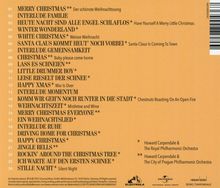 Liste von Weihnachtsliedern mit Titeln wie "Merry Christmas", "Winter Wonderland" und "Jingle Bells".