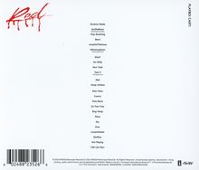 "Red" Albumtracks: Rockstar Made, Go2DaMoon, Stop Breathing, Beno!, JumpOutTheHouse, M3tamorphosis, Slay3r, und weitere. Logo links oben.