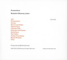 Benjamin Moussay: Promontoire, CD