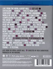 Texte: Live From The Royal Albert Hall, Set List, Bonus Festival Performances, Directed By Dick Carruthers, Produced By Jim Parsons.