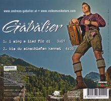 Andreas Gabalier: I sing a Liad für di (2-Track), Maxi-CD
