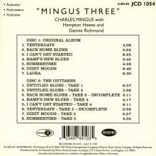 Charles Mingus (1922-1979): Mingus Three, 2 CDs