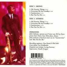 John Coltrane (1926-1967): My Favorite Things (60th Anniversary Deluxe Edition), 2 CDs