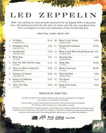 Led Zeppelin: How The West Was Won, Blu-ray Audio