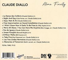 Album von Claude Diallo mit Liedtiteln. Gesamtzeit: 71:12. Logos von Jazzhead und Weserburg.