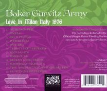 Baker Gurvitz Army: Live In Milan Italy 1976, CD