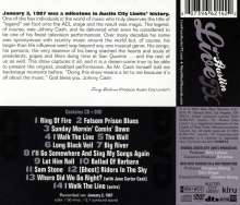Johnny Cash: Live From Austin Tx 1987, 1 CD und 1 DVD