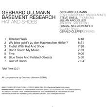 Gebhard Ullmann (geb. 1957): Hat And Shoes, CD