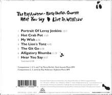 Ray Anderson &amp; Marty Ehrlich: Hear You Say (Live In Willisau), CD