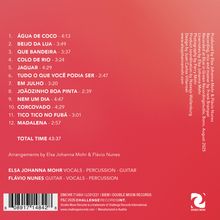 Titelliste: 12 Songs mit Längenangaben, Gesamtdauer 43:37 Minuten. Auf Arrangement, Mitwirkende, Produktion und Design wird verwiesen.