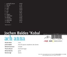 Jochen Baldes: Ach Anna, CD