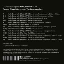 La Dolce Stravaganza ANTONIO VIVALDI, Thomas Triesschijn Recorder, The Counterpoints.