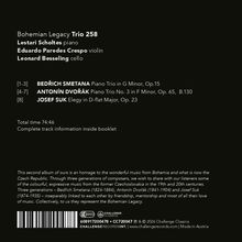 "Bohemian Legacy Trio 258", Künstler: Lestari Scholtes, Eduardo Paredes Crespo, Leonard Besseling. Werke von Smetana, Dvořák, Suk.