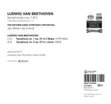 Ludwig van Beethoven (1770-1827): Symphonien Vol.2, Super Audio CD