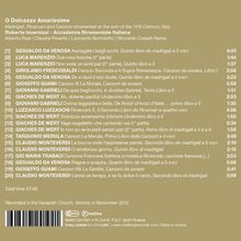Roberta Invernizzi - O Dolcezze Amarissime (Madrigali,Ricercari &amp; Canzoni strumentali), CD