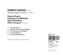 Rob Zuidam (geb. 1964): McGonagall-Lieder, CD