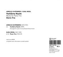 Arnold Schönberg (1874-1951): Verklärte Nacht op.4 für Klaviertrio, CD