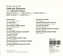 Cafe des Chansons - Perles de pluies, CD