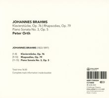 Johannes Brahms (1833-1897): Klaviersonate Nr.3 op.5, CD