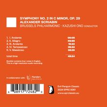Alexander Scriabin (1872-1915): Symphonie Nr.2, CD