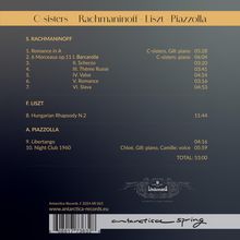 C-sisters - Rachmaninoff / Liszt / Piazzolla, CD