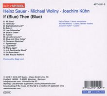 Heinz Sauer, Michael Wollny &amp; Joachim Kühn: If (Blue) Then (Blue) - Kulturspiegel Edition, CD