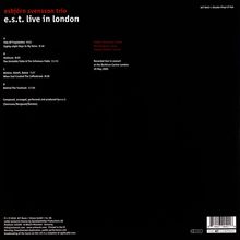 E.S.T. - Esbjörn Svensson Trio: Live In London (180g), 2 LPs