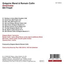 Gregoire Maret, Romain Collin &amp; Bill Frisell: Americana, CD