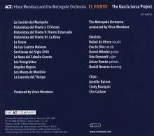 Vince Mendoza (geb. 1961): El Viento - The García Lorca Project, CD